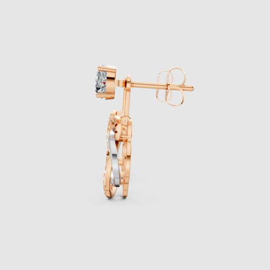 Sorelle Loop Diamond Earrings