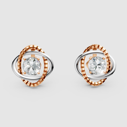 Sorelle Loop Diamond Earrings