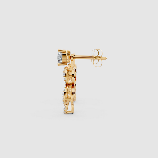 Alira Twine Diamond Earrings