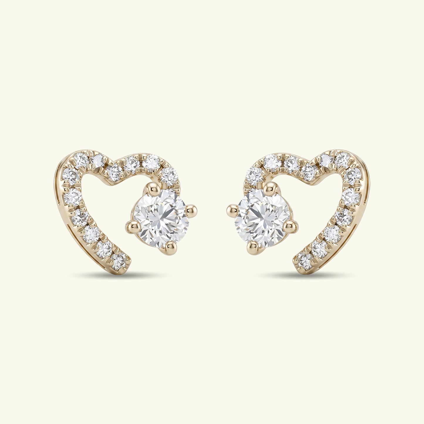 Vionne Edge Diamond Modern Earrings