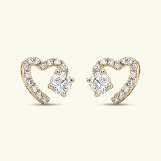 Vionne Edge Diamond Modern Earrings