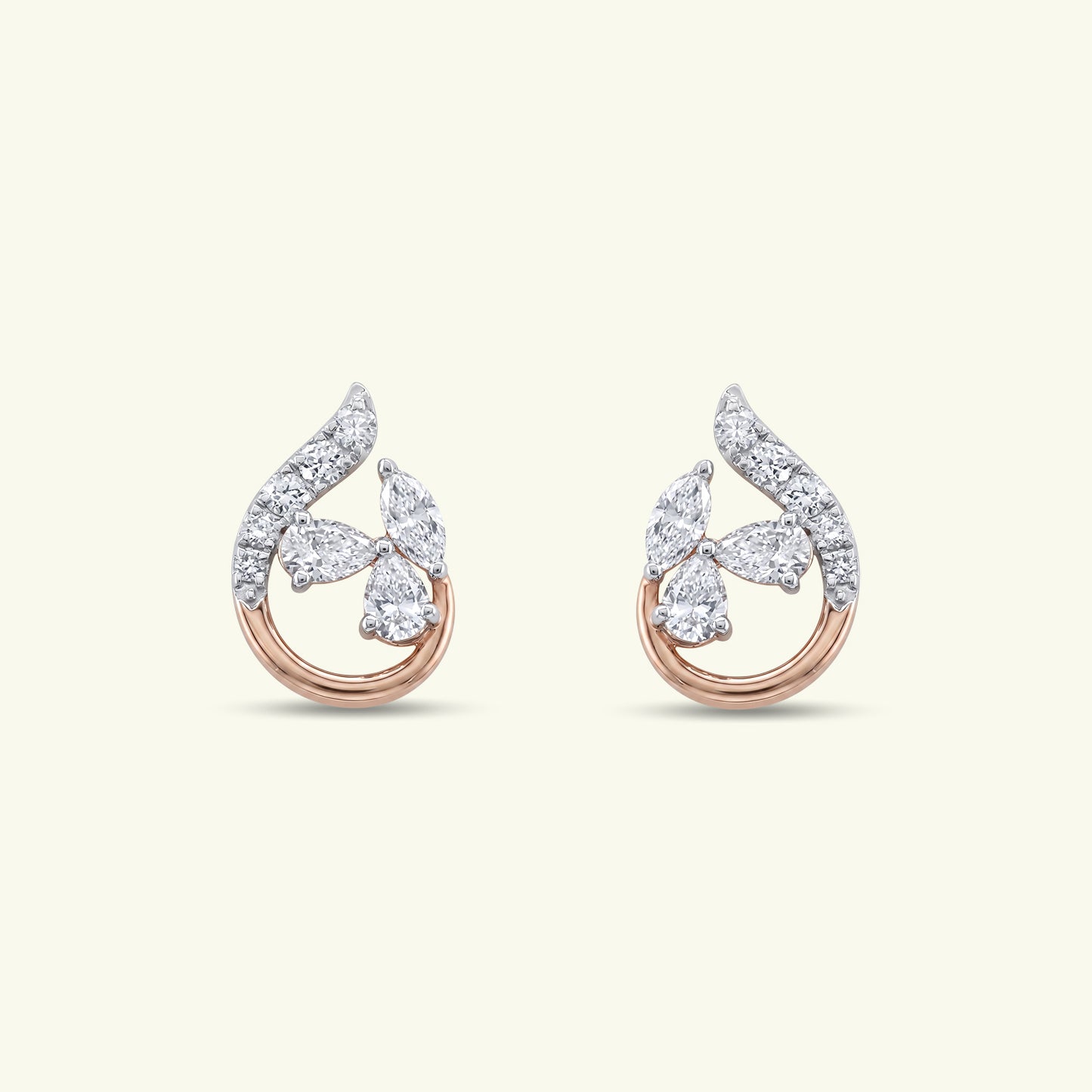 Arwen Arc Diamond Modern Earrings