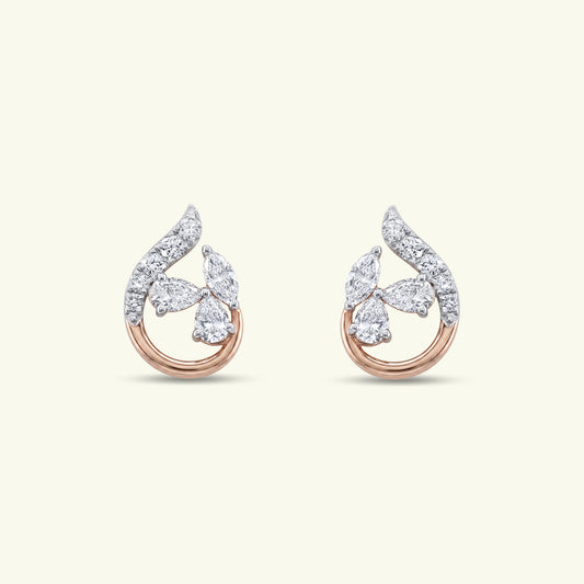 Arwen Arc Diamond Modern Earrings