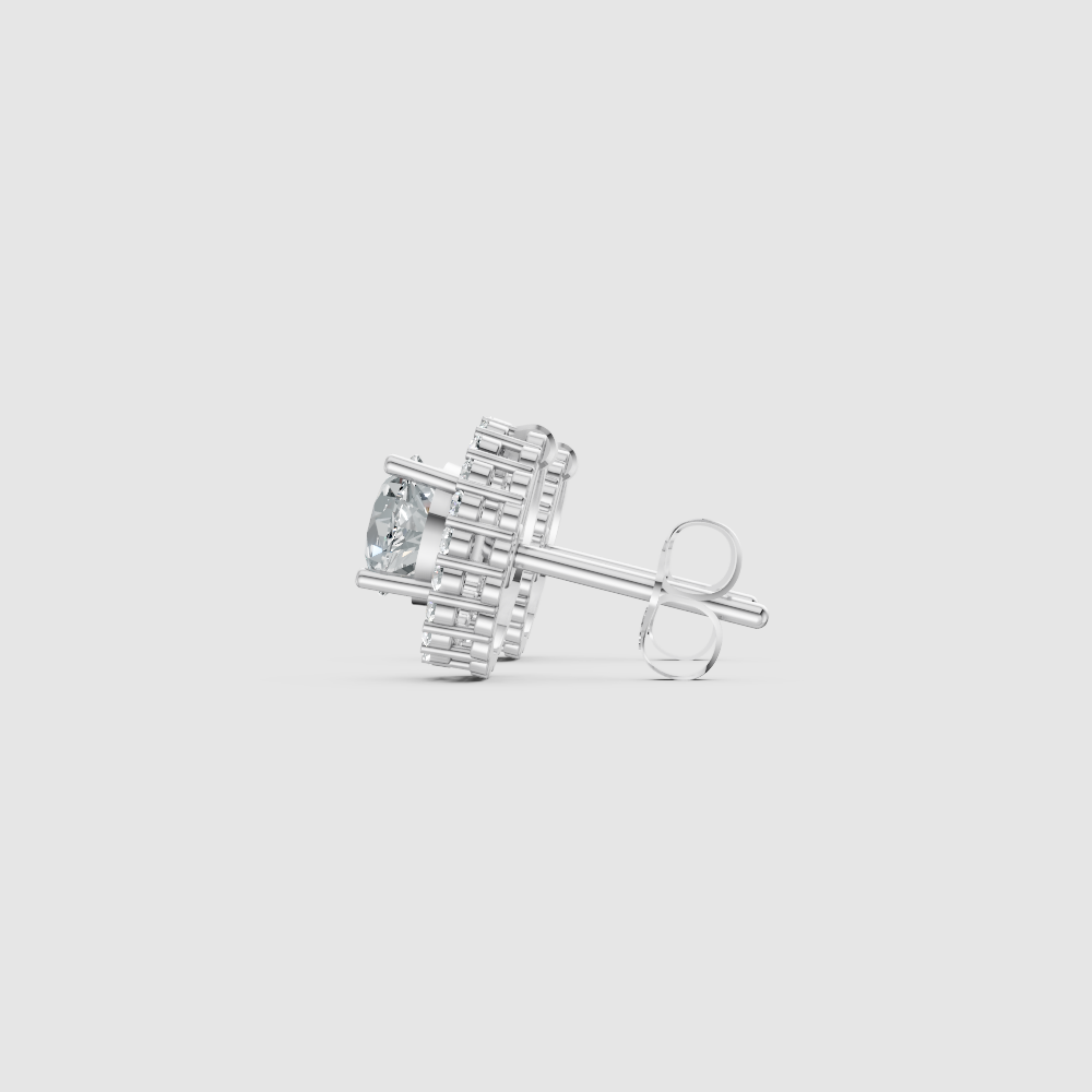 Celestria Solitaire Jacket Earrings