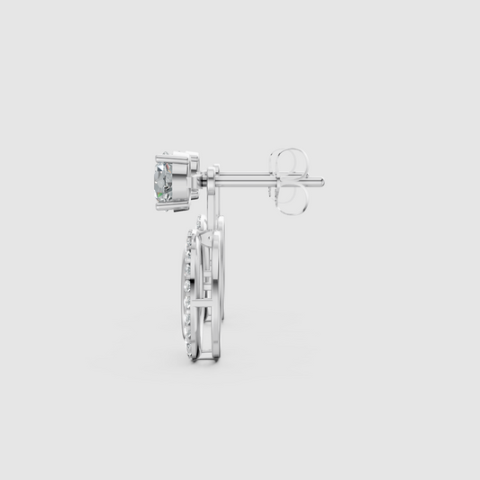Aurelia Solitaire Jacket Earrings