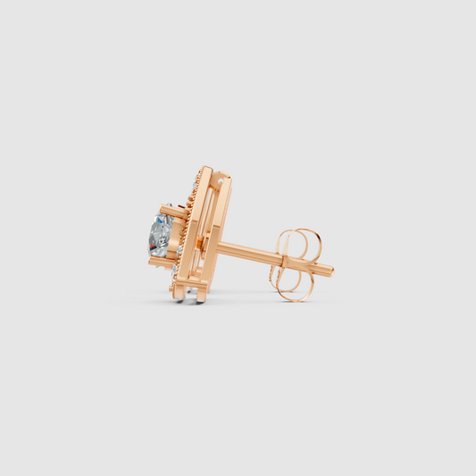 Vesper Solitaire Jacket Earrings