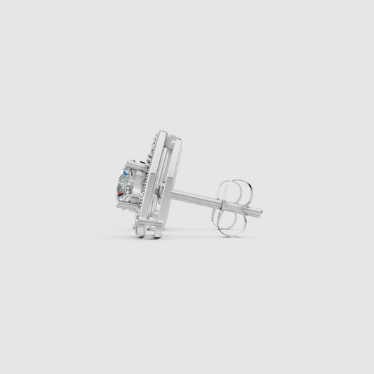 Vesper Solitaire Jacket Earrings