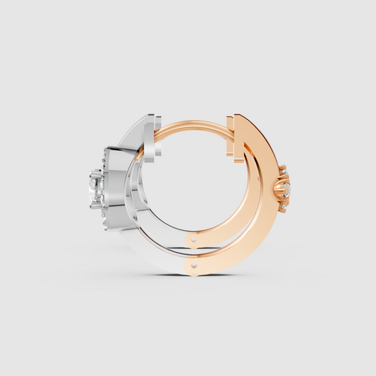 Lyona Whirl Diamond Earrings