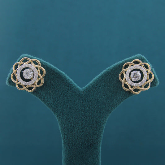 Solara Flow Diamond Earrings