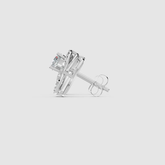 Amara Solitaire Jacket Earrings
