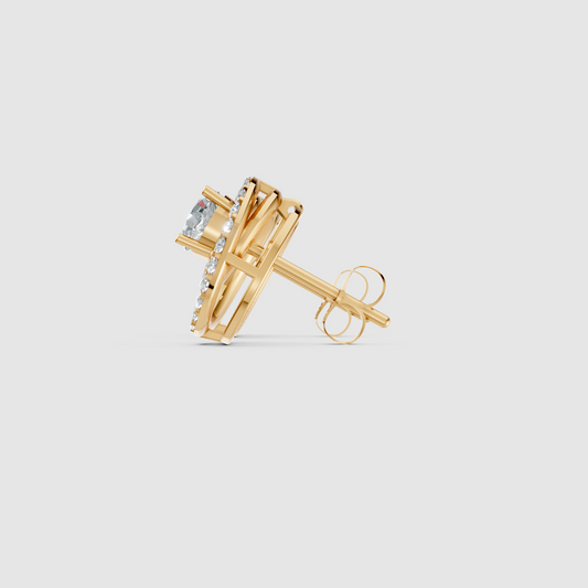Amara Solitaire Jacket Earrings