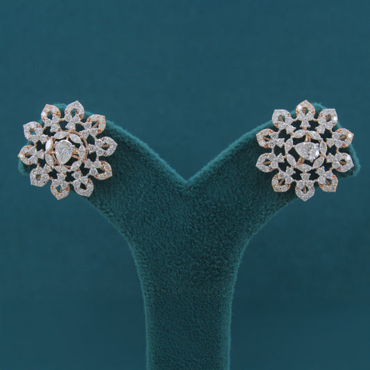 Aurelia Arc Diamond Classic Earrings