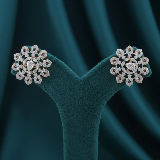 Aurelia Arc Diamond Classic Earrings
