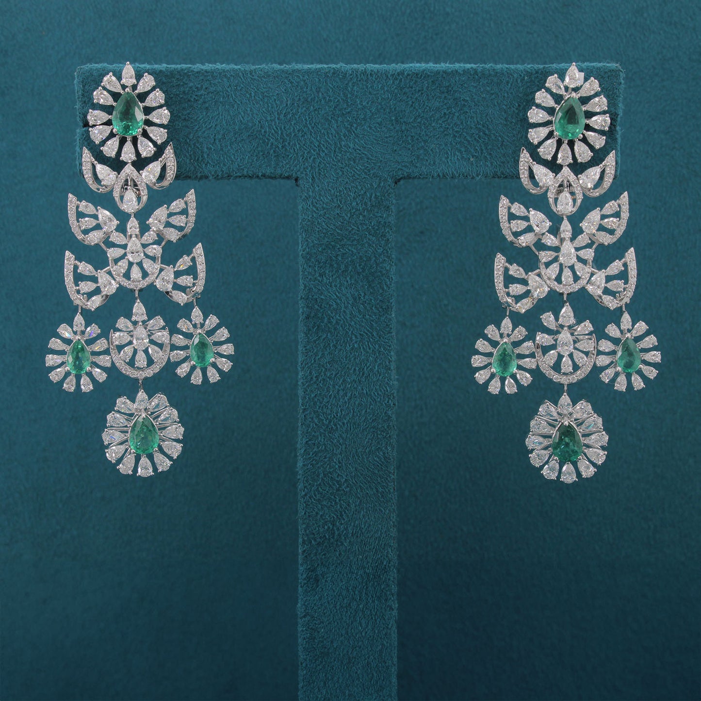 Solara Drift Diamond Earrings