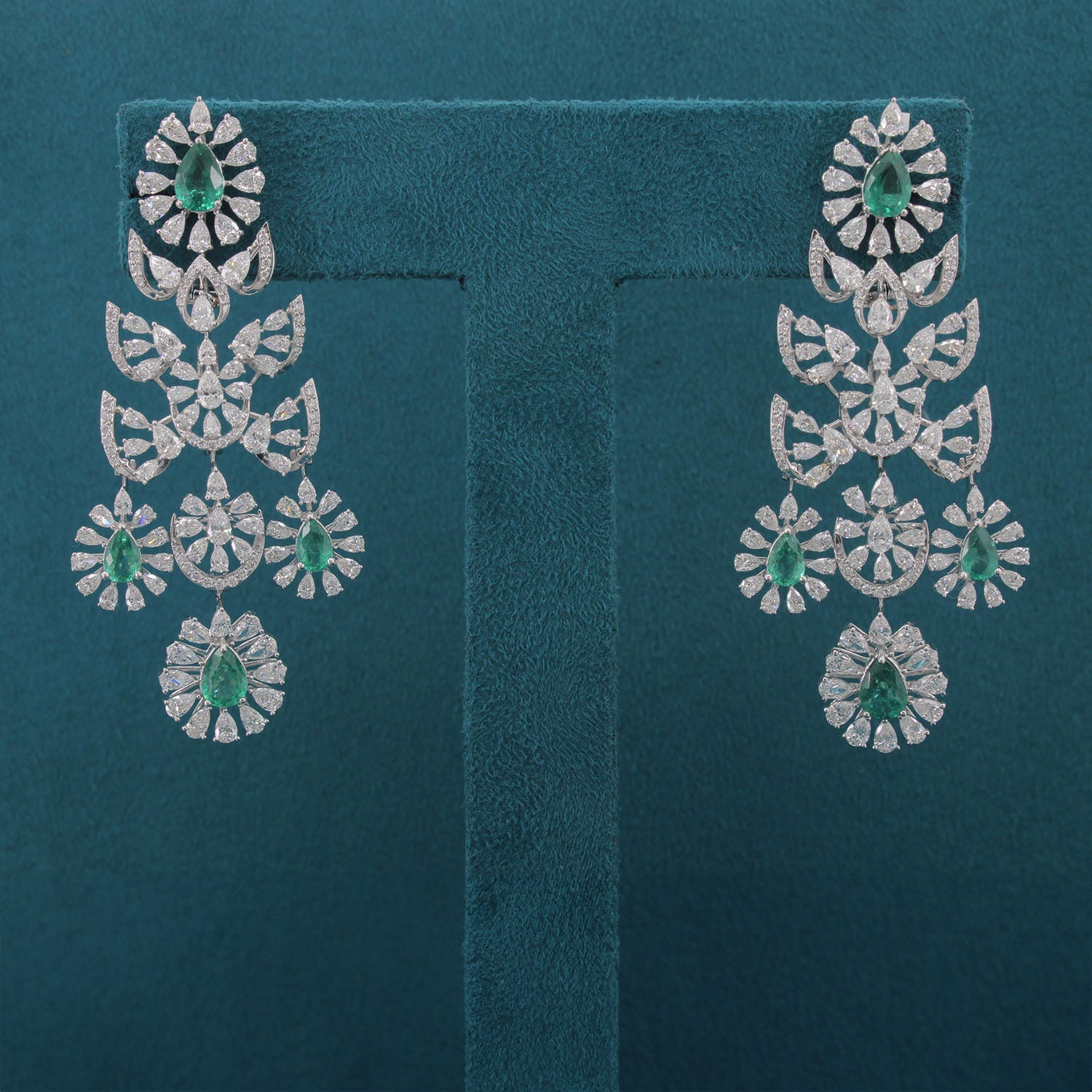 Solara Drift Diamond Earrings