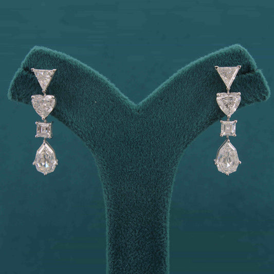 Lyra Bloom Diamond Earrings