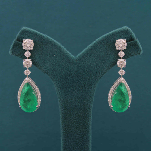 Nova Crest Diamond Earrings