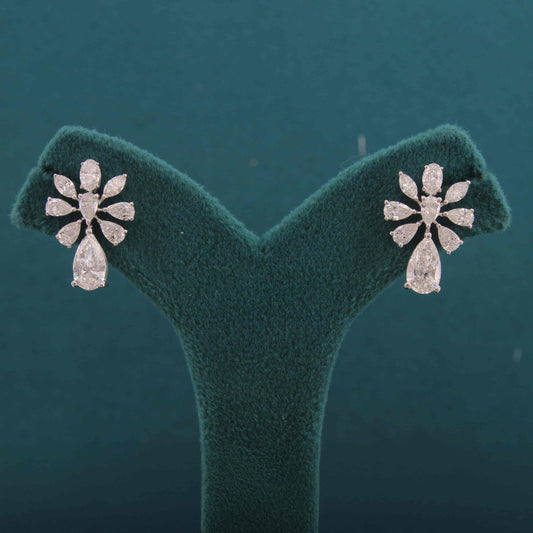 Alara Crest Diamond Earrings