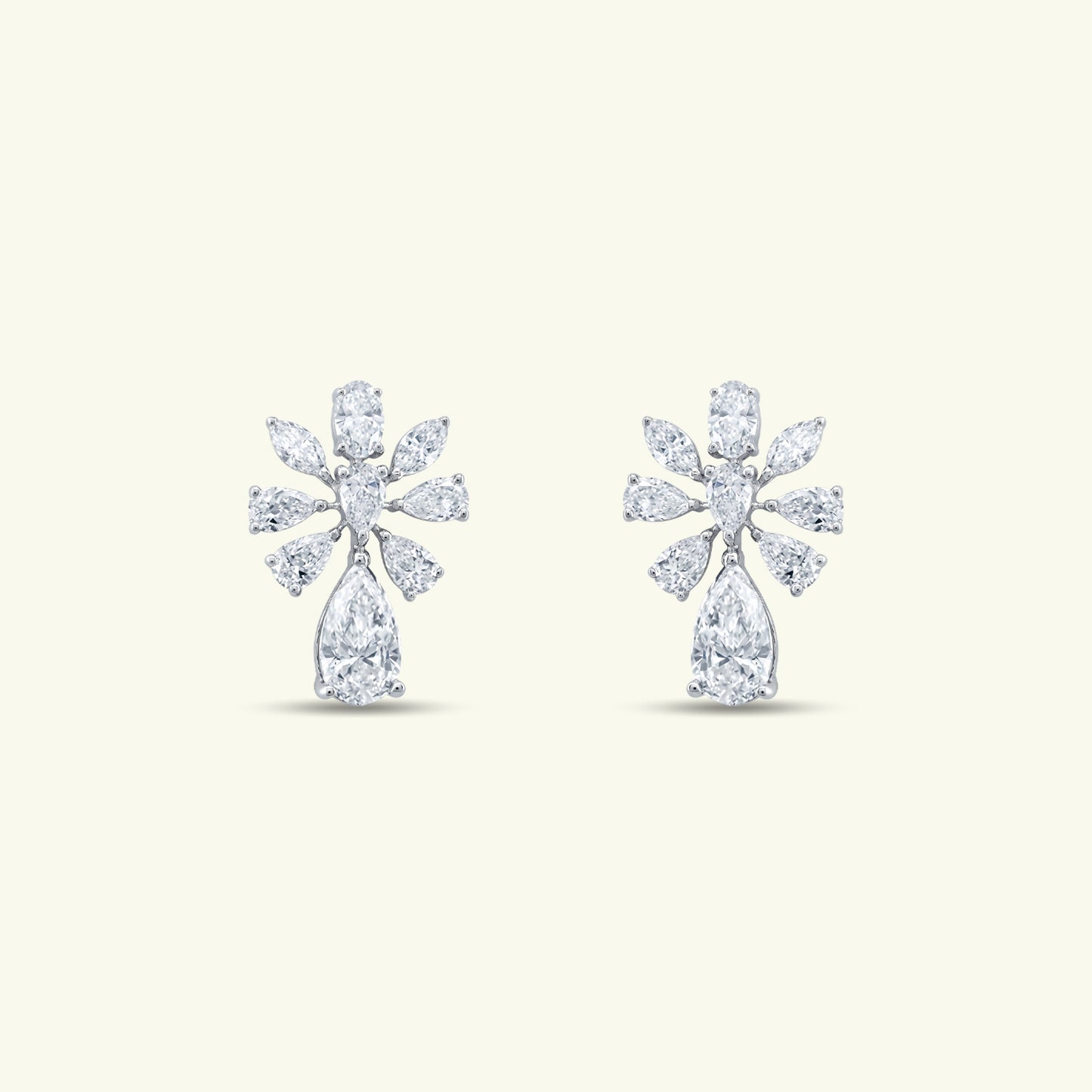 Alara Crest Diamond Earrings