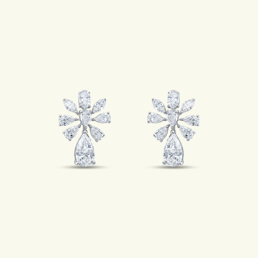 Alara Crest Diamond Earrings