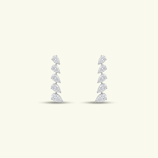 Selene Drift Diamond Earrings