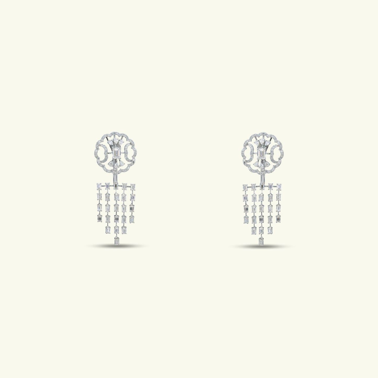 Solaire Flow Diamond Earrings