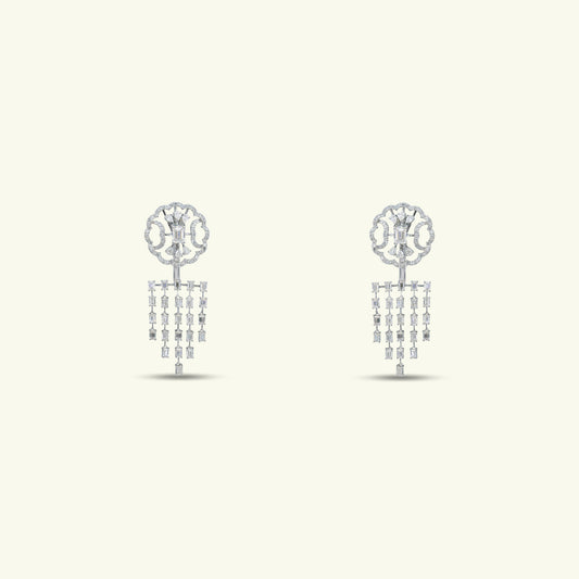 Solaire Flow Diamond Earrings