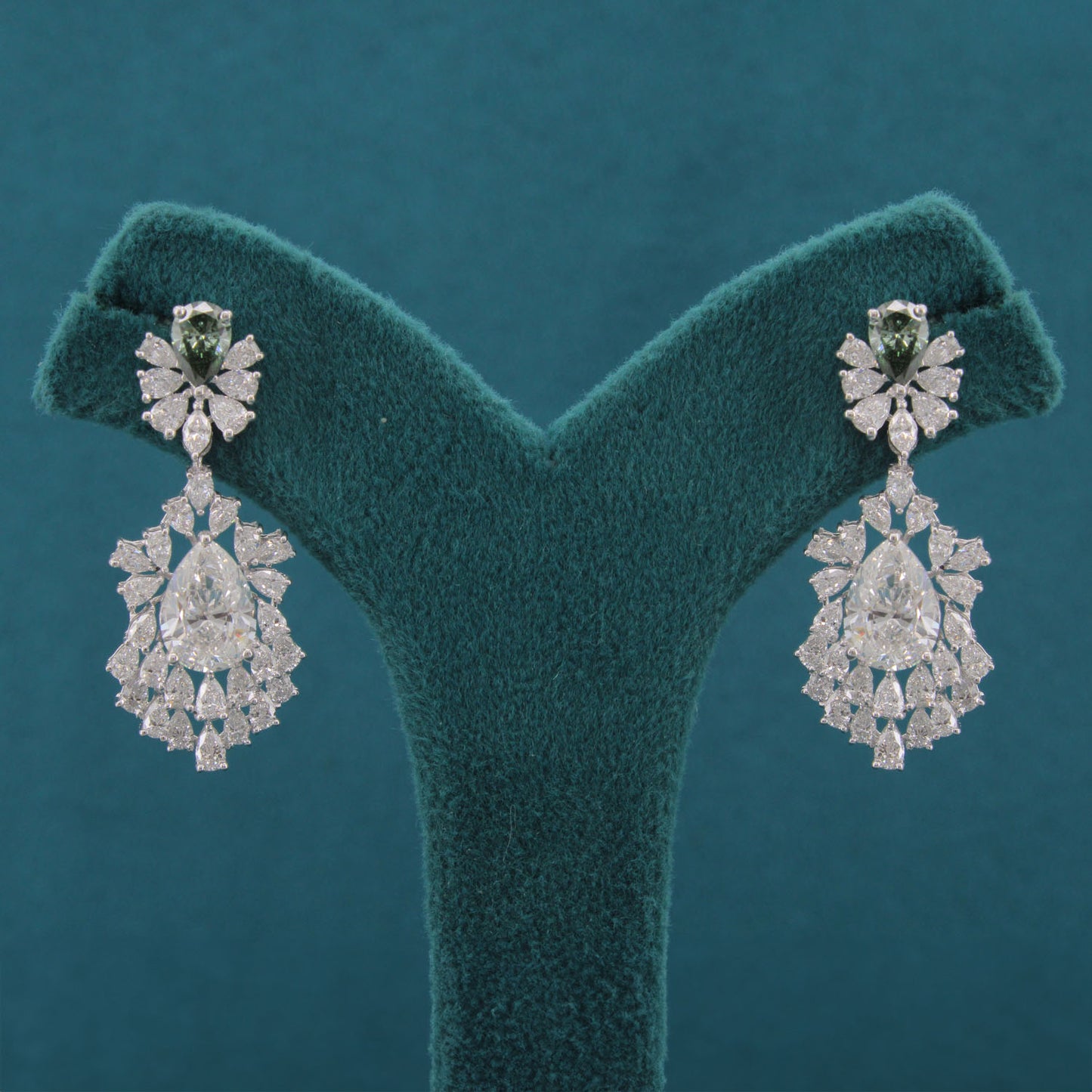 Eirene Crest Diamond Earrings