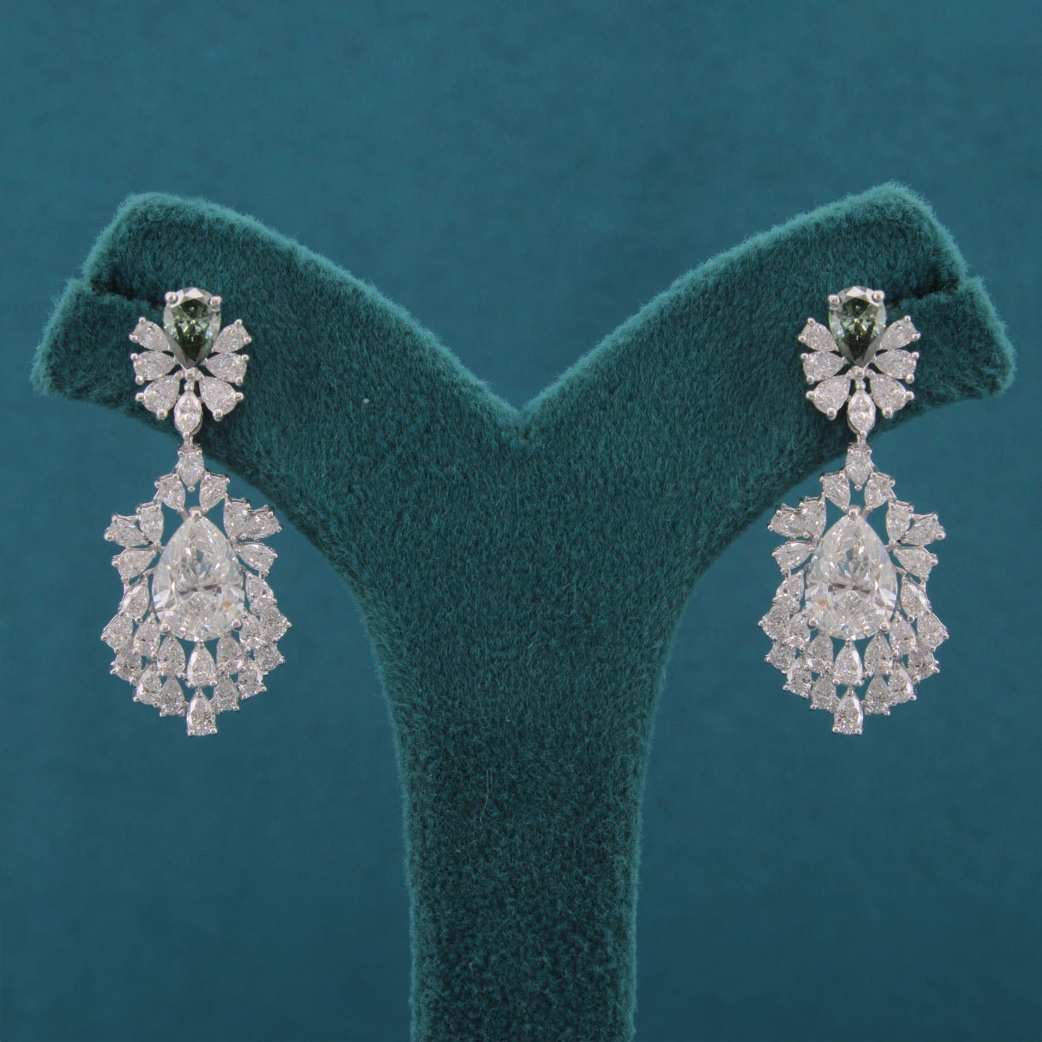 Eirene Crest Diamond Earrings