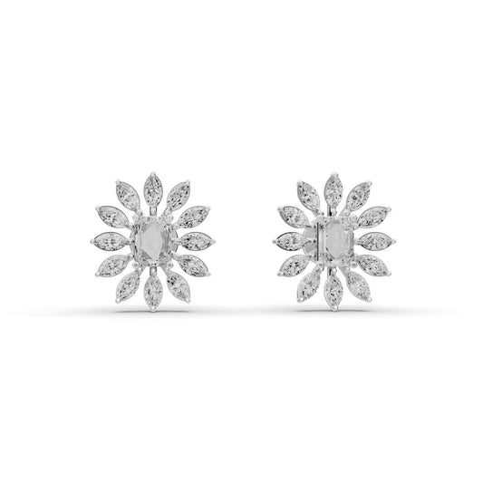 Florien Petal Diamond Earrings