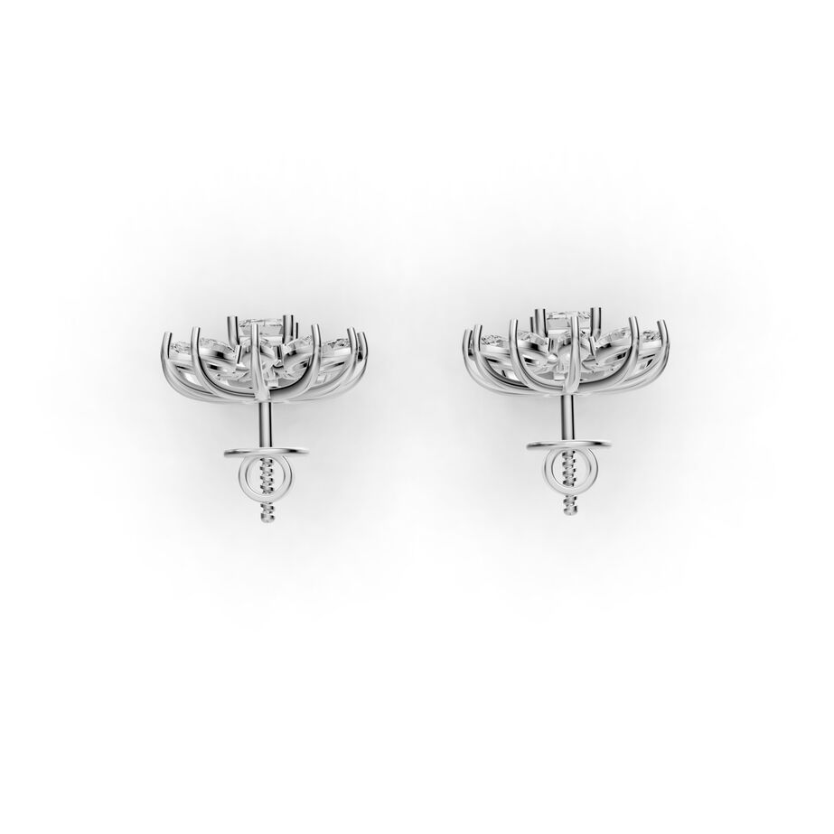 Florien Petal Diamond Earrings