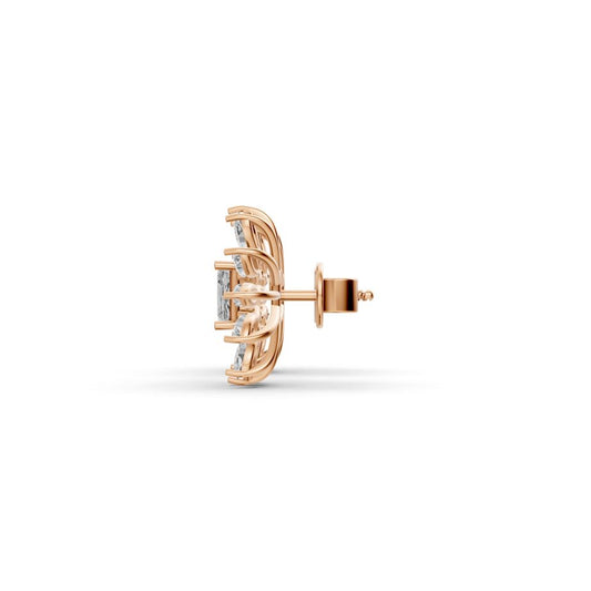 Florien Petal Diamond Earrings