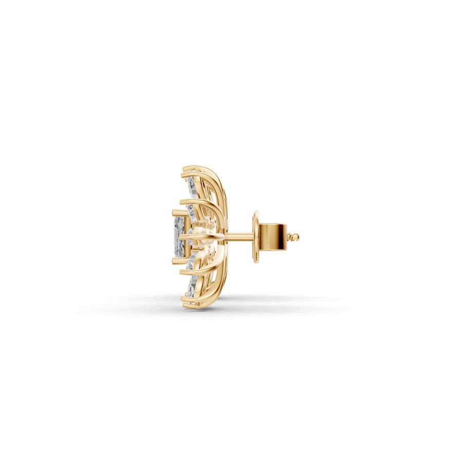 Florien Petal Diamond Earrings