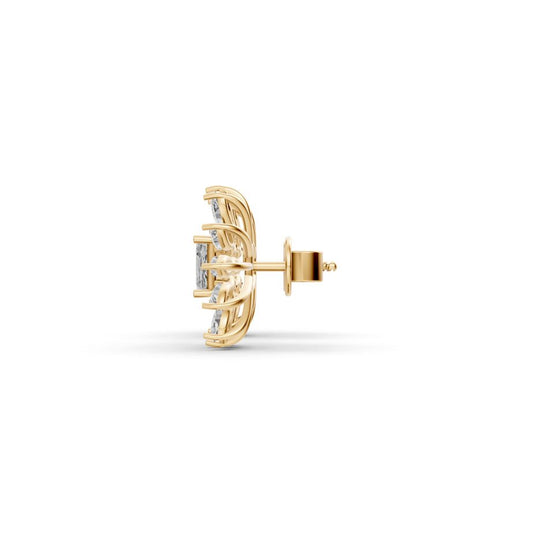 Florien Petal Diamond Earrings