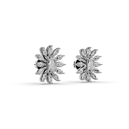 Florien Petal Diamond Earrings