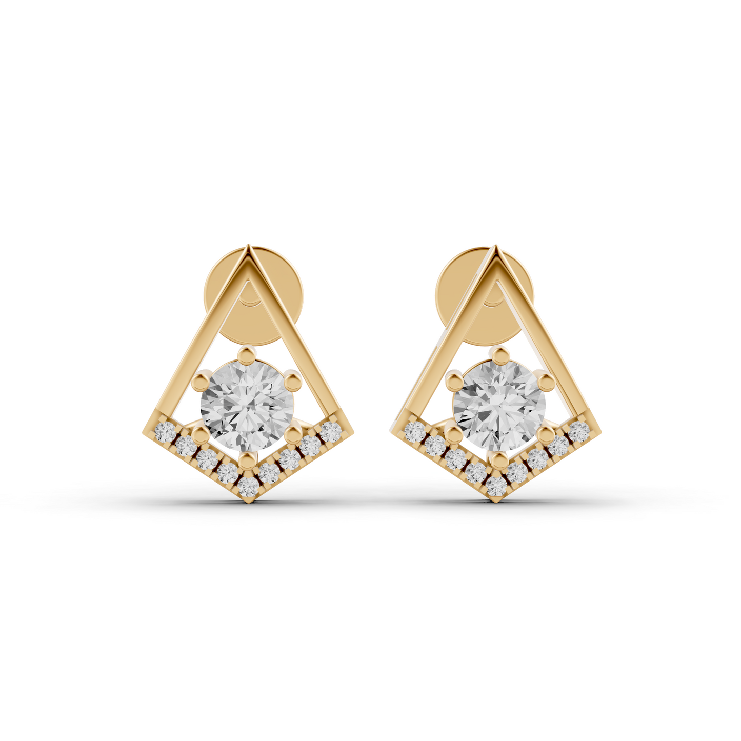 Kynra Line Diamond Earrings