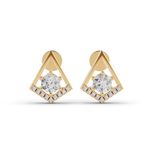 Kynra Line Diamond Earrings