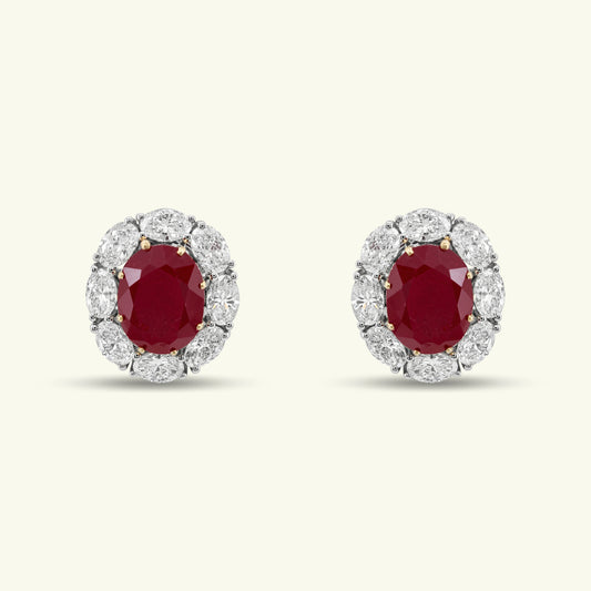 Avenya Crest Diamond Earrings