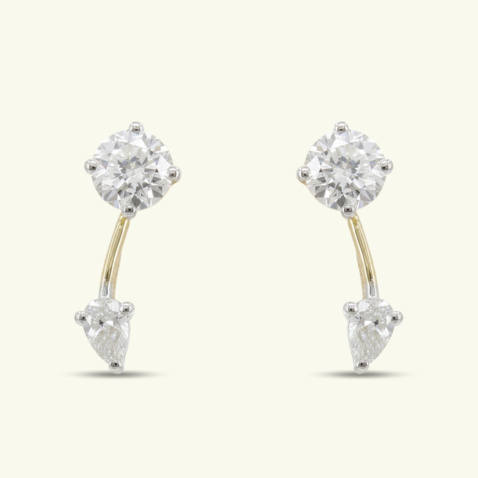 Sorella Drop Diamond Earrings
