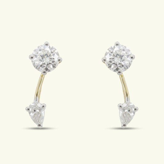 Sorella Drop Diamond Earrings