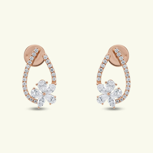 Virexa Crest Diamond Earrings