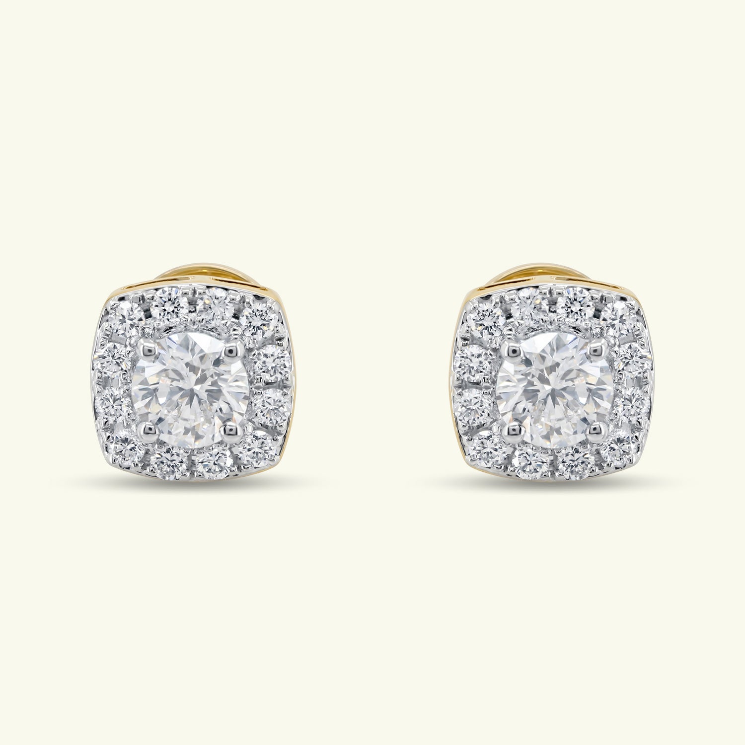 Auryn Halo Diamond Earrings