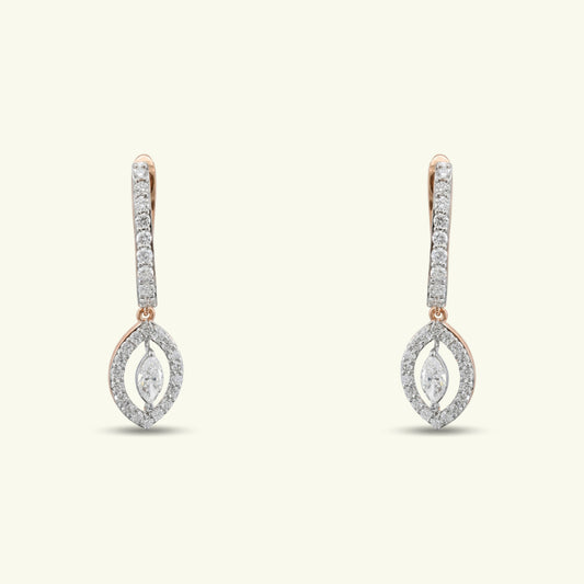 Halvessa Drop Diamond Earrings