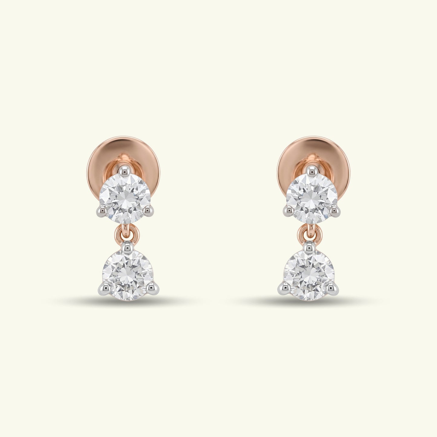 Dorelle Twin Diamond Earrings