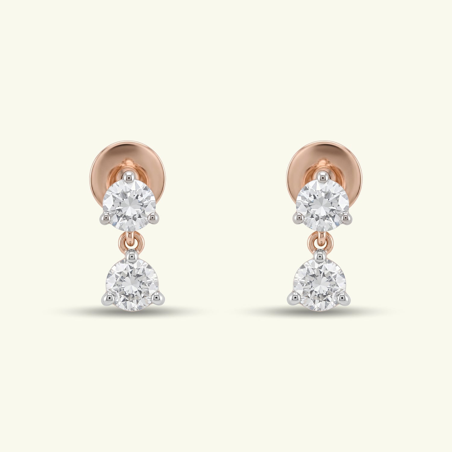 Dorelle Twin Diamond Earrings