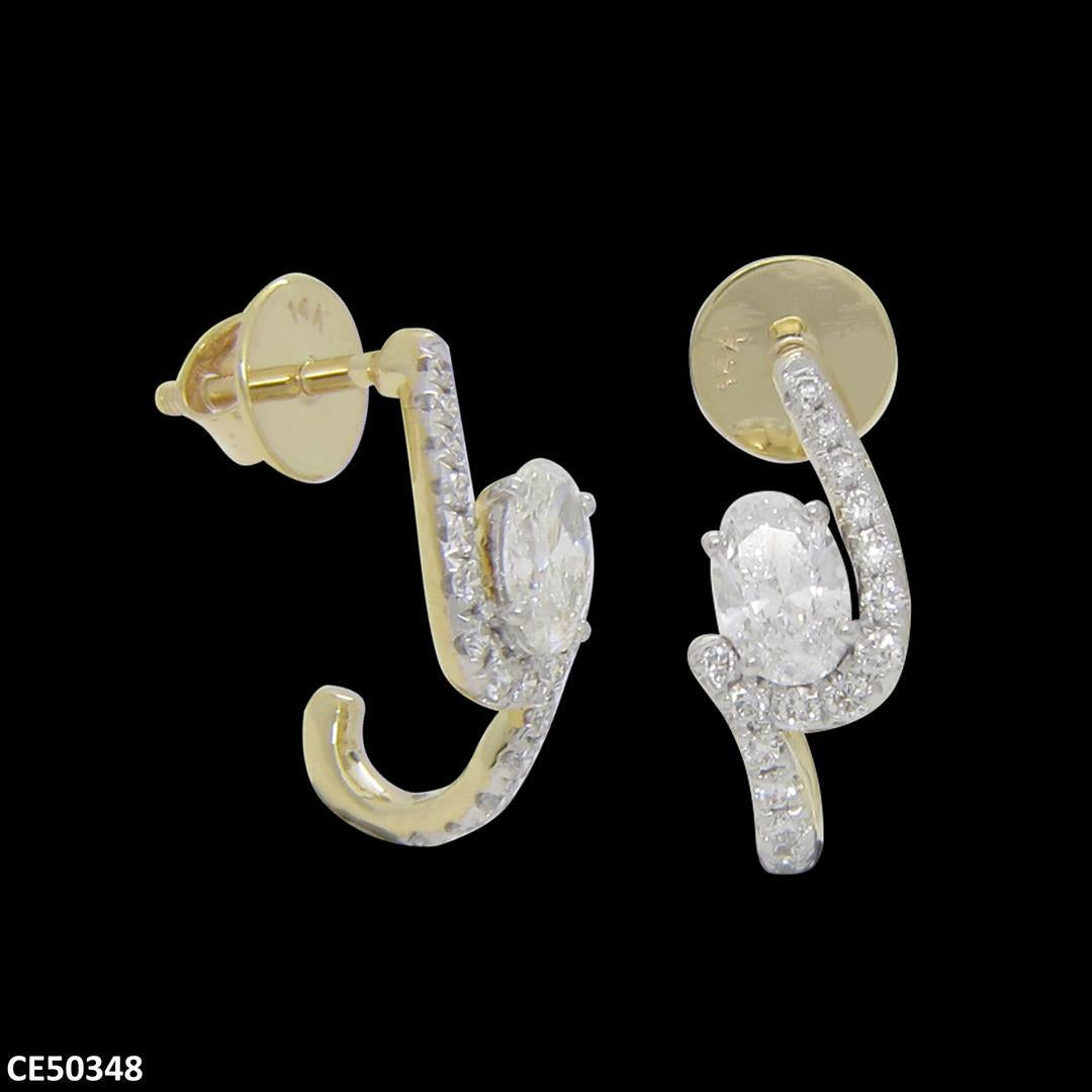 Lioris Halo Diamond Earrings