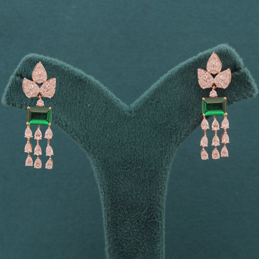 Kynrel Edge Diamond Earrings