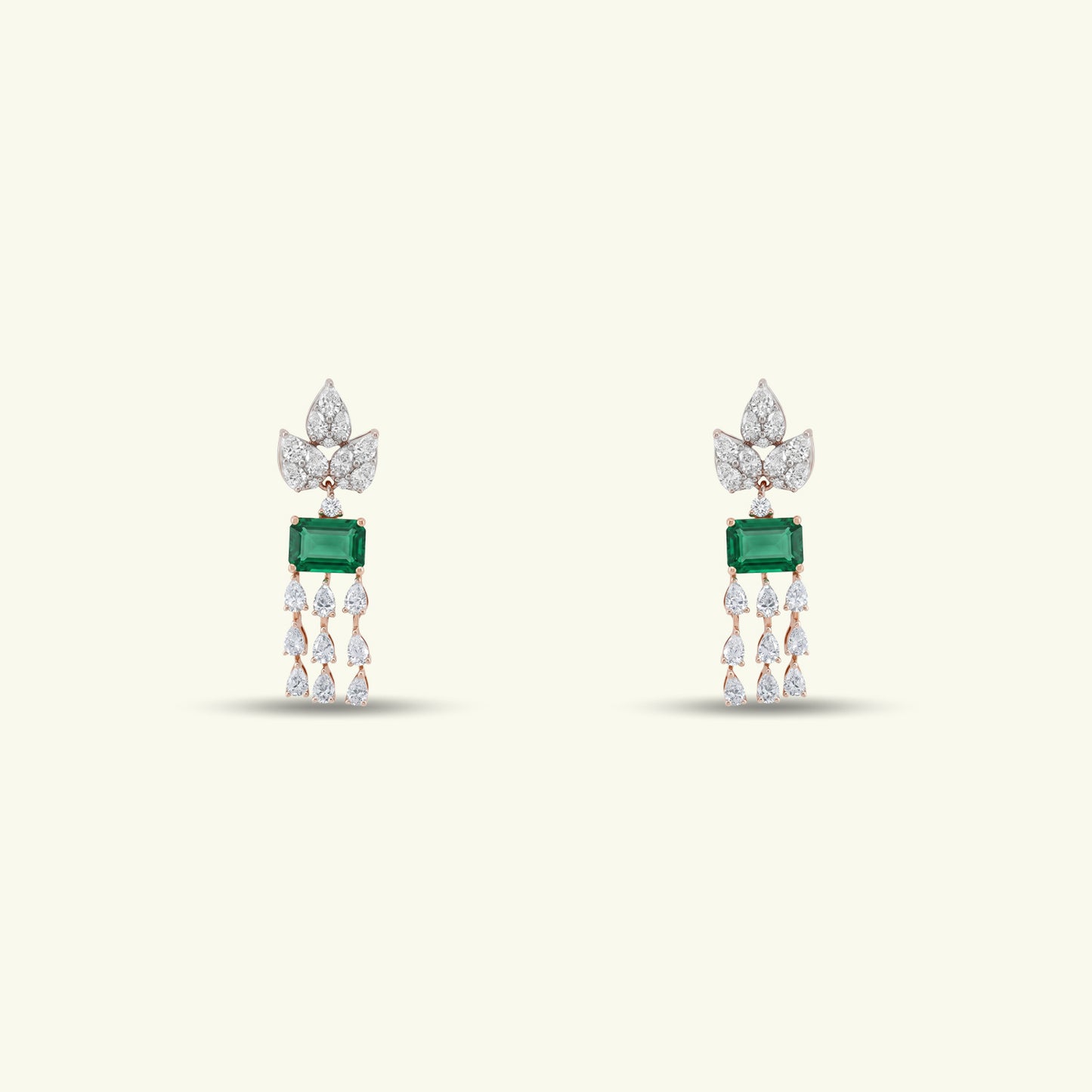 Kynrel Edge Diamond Earrings