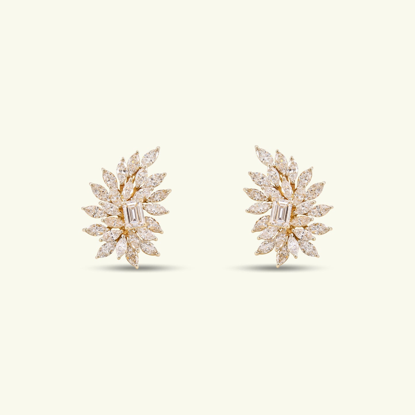 Florisel Petal Diamond Earrings