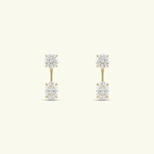 Dovira Duo Diamond Earrings